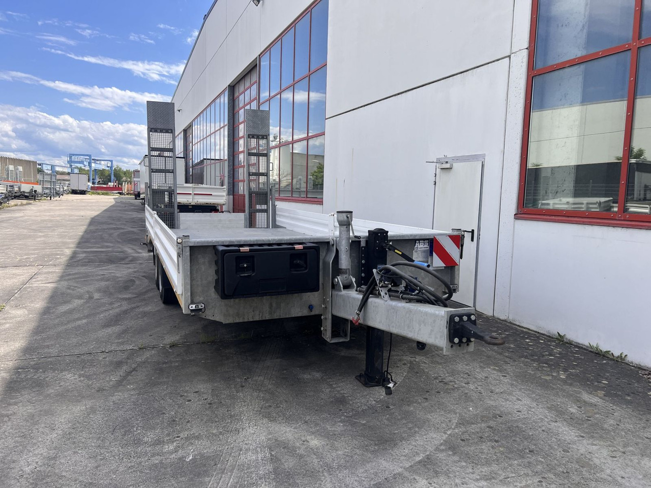 Rimorchio pianale ribassato Müller-Mitteltal  14 t Tandemtieflader, wenig Benutzt: foto 7