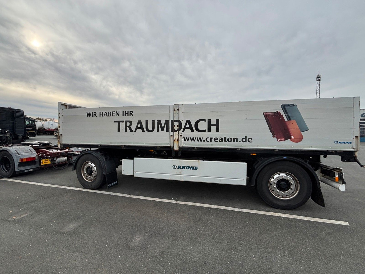 Krone AZ18 + Palettenkasten - Rimorchio pianale/ Cassonato: foto 5 Krone AZ18 + Palettenkasten - Rimorchio pianale/ Cassonato: foto 5
