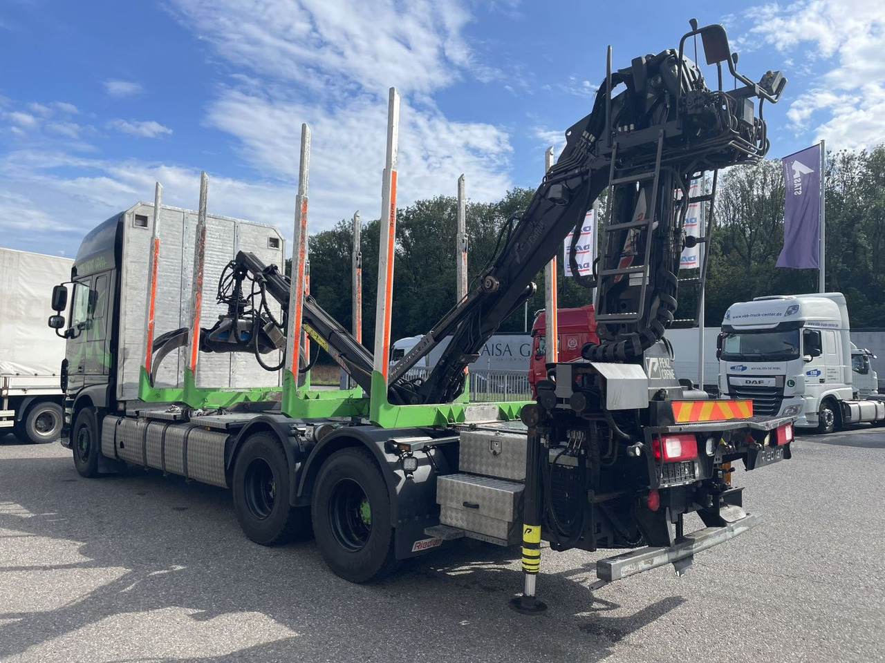 DAF FAT XF 530 SSC, Holztransport, Greifer mit Säge - Camion trasporto legname, Camion con gru: foto 4 DAF FAT XF 530 SSC, Holztransport, Greifer mit Säge - Camion trasporto legname, Camion con gru: foto 4