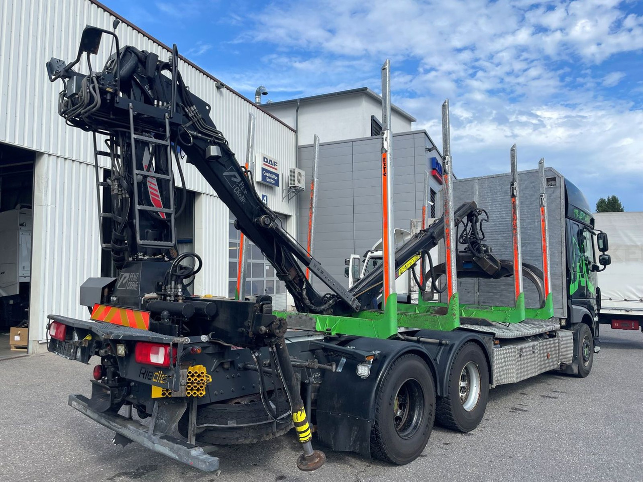 DAF FAT XF 530 SSC, Holztransport, Greifer mit Säge - Camion trasporto legname, Camion con gru: foto 3 DAF FAT XF 530 SSC, Holztransport, Greifer mit Säge - Camion trasporto legname, Camion con gru: foto 3