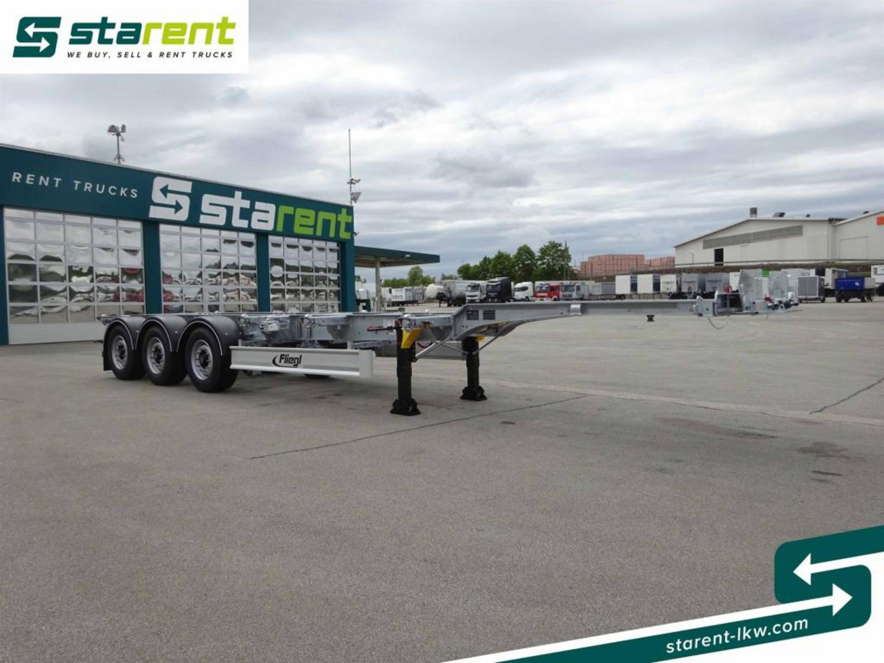Fliegl Containerchassis ADR 1x20/2x20/1x30/1x40/1x45 - Semirimorchio telaio: foto 3 Fliegl Containerchassis ADR 1x20/2x20/1x30/1x40/1x45 - Semirimorchio telaio: foto 3