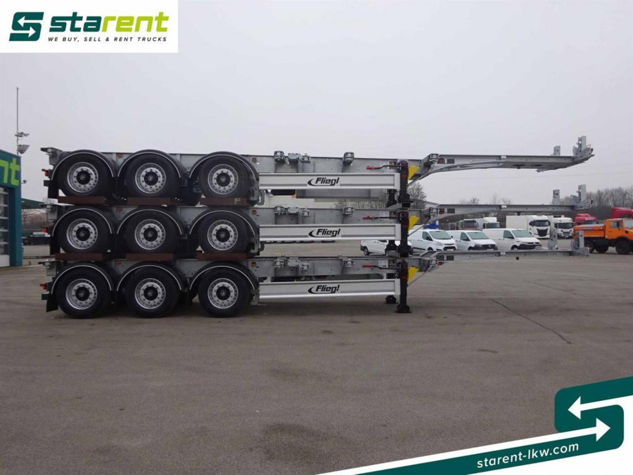 Fliegl Containerchassis ADR 1x20/2x20/1x30/1x40/1x45 - Semirimorchio telaio: foto 4 Fliegl Containerchassis ADR 1x20/2x20/1x30/1x40/1x45 - Semirimorchio telaio: foto 4