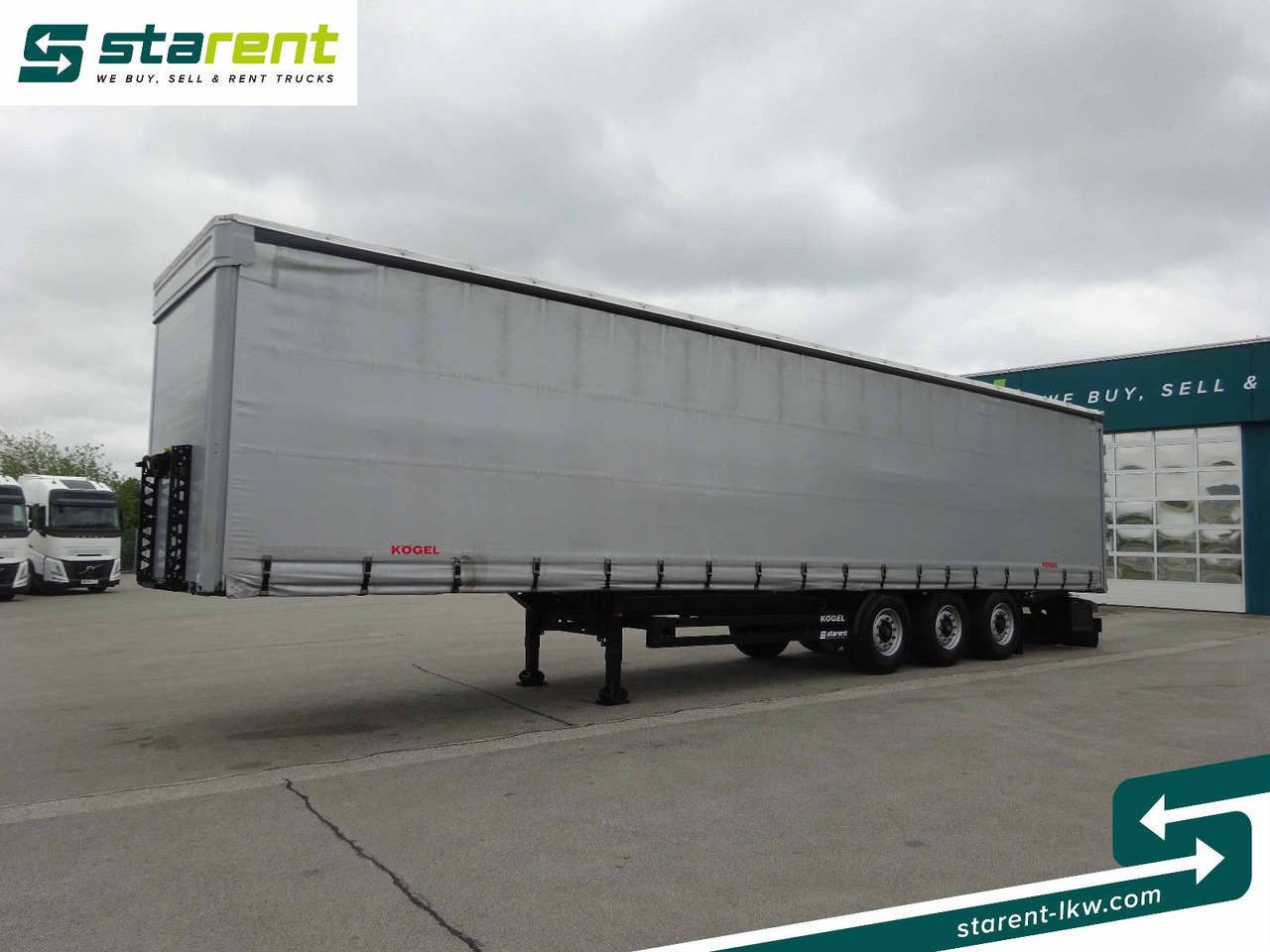 Kögel Tautliner, Liftachse, Hubdach, XL Zertifikat - Semirimorchio centinato: foto 1 Kögel Tautliner, Liftachse, Hubdach, XL Zertifikat - Semirimorchio centinato: foto 1