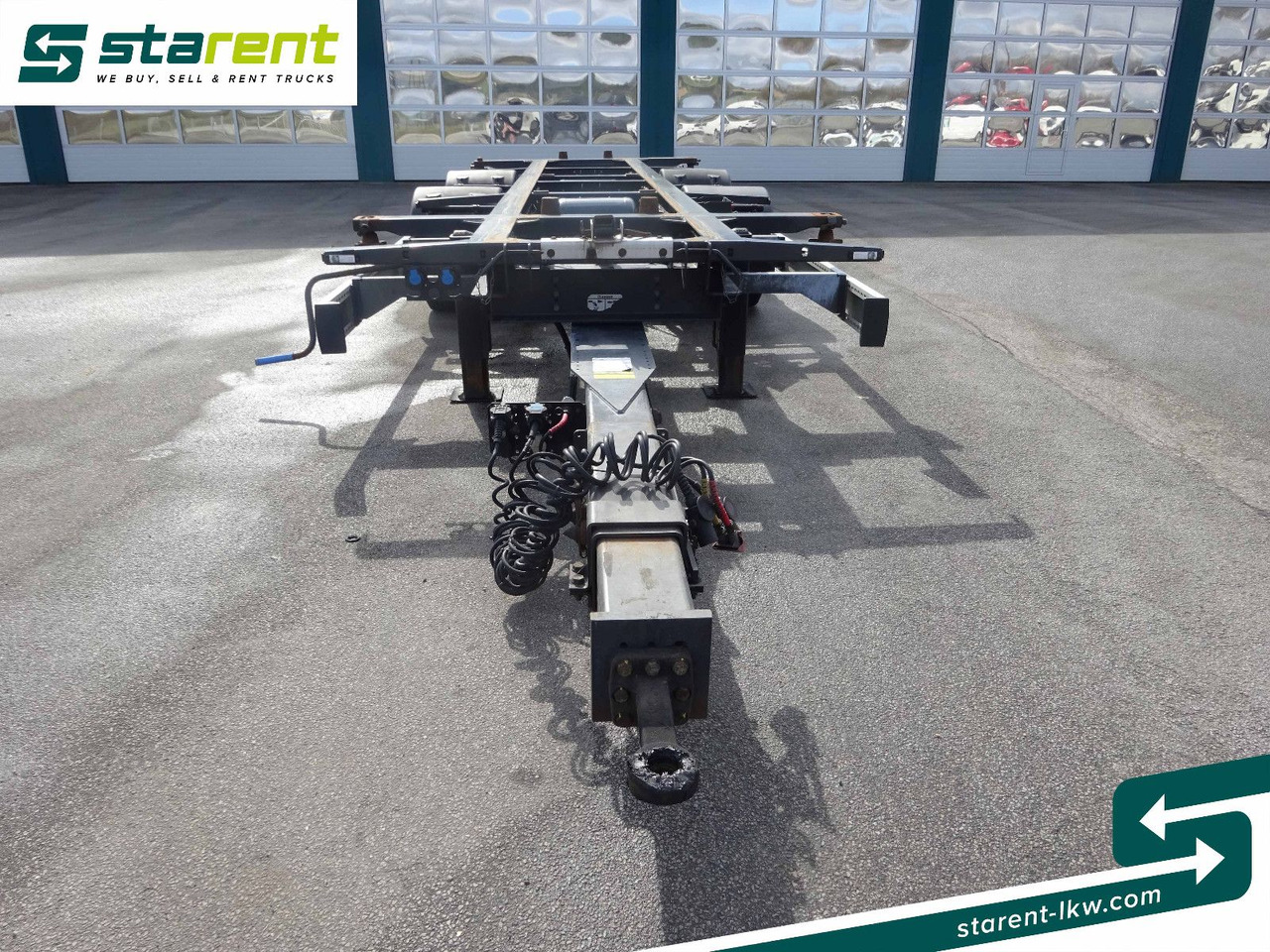 Krone Jumbotandemlafette, BDF Wechselrahmen - Rimorchio portacontainer/ Caisse interchangeable: foto 2 Krone Jumbotandemlafette, BDF Wechselrahmen - Rimorchio portacontainer/ Caisse interchangeable: foto 2
