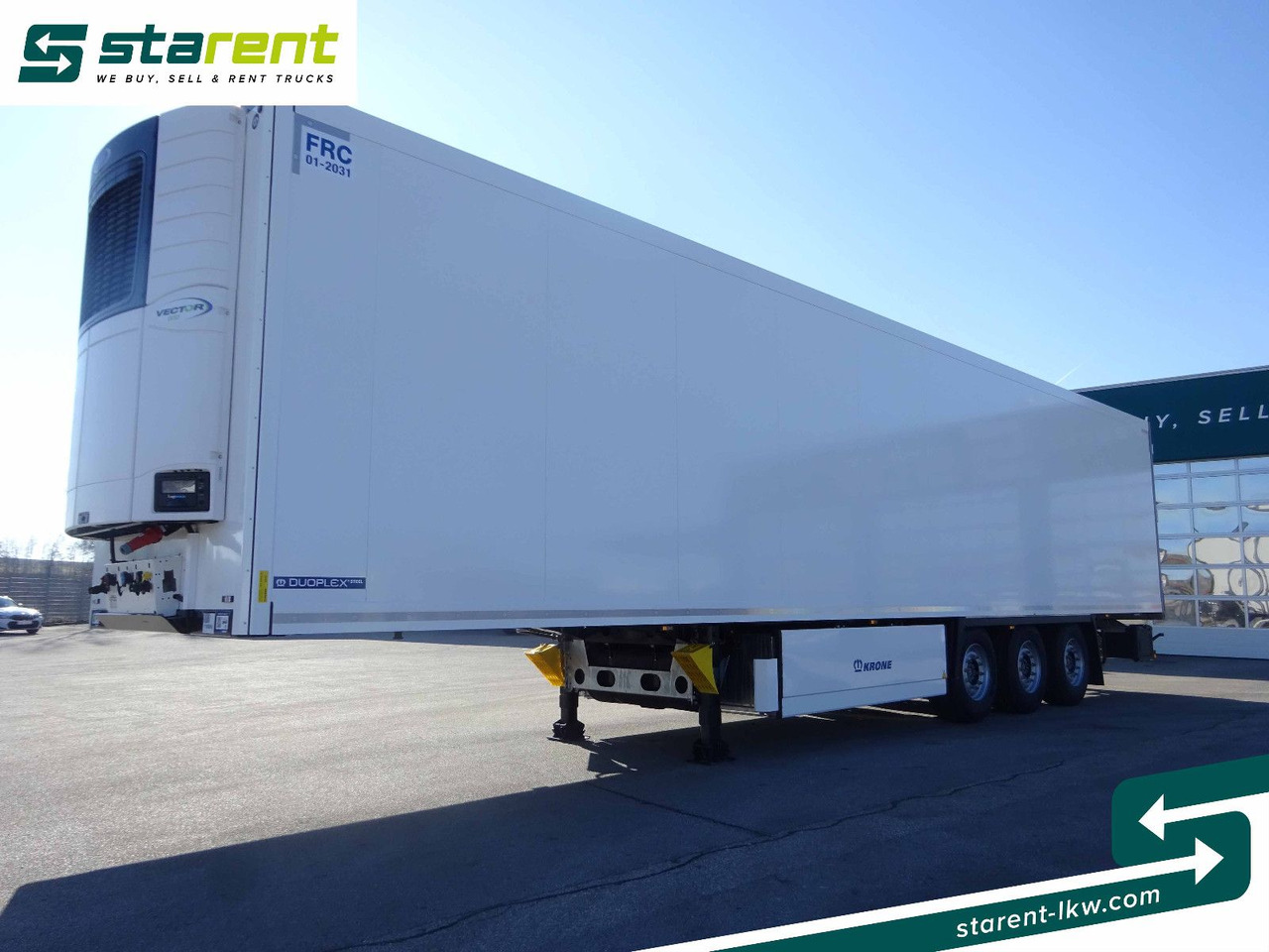 Krone Tiefkühler Carrier Vector 1550, Liftachse - Semirimorchio frigorifero: foto 4 Krone Tiefkühler Carrier Vector 1550, Liftachse - Semirimorchio frigorifero: foto 4
