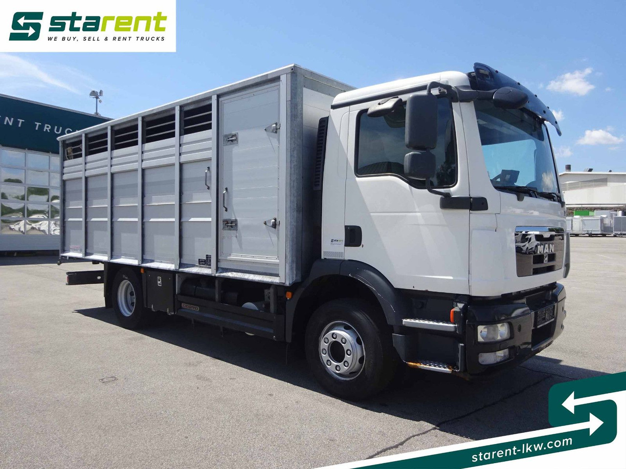 MAN TGM 15.290 Viehtransporter, Scheuwimmer Aufbau - Van trasporto cavalli: foto 3 MAN TGM 15.290 Viehtransporter, Scheuwimmer Aufbau - Van trasporto cavalli: foto 3