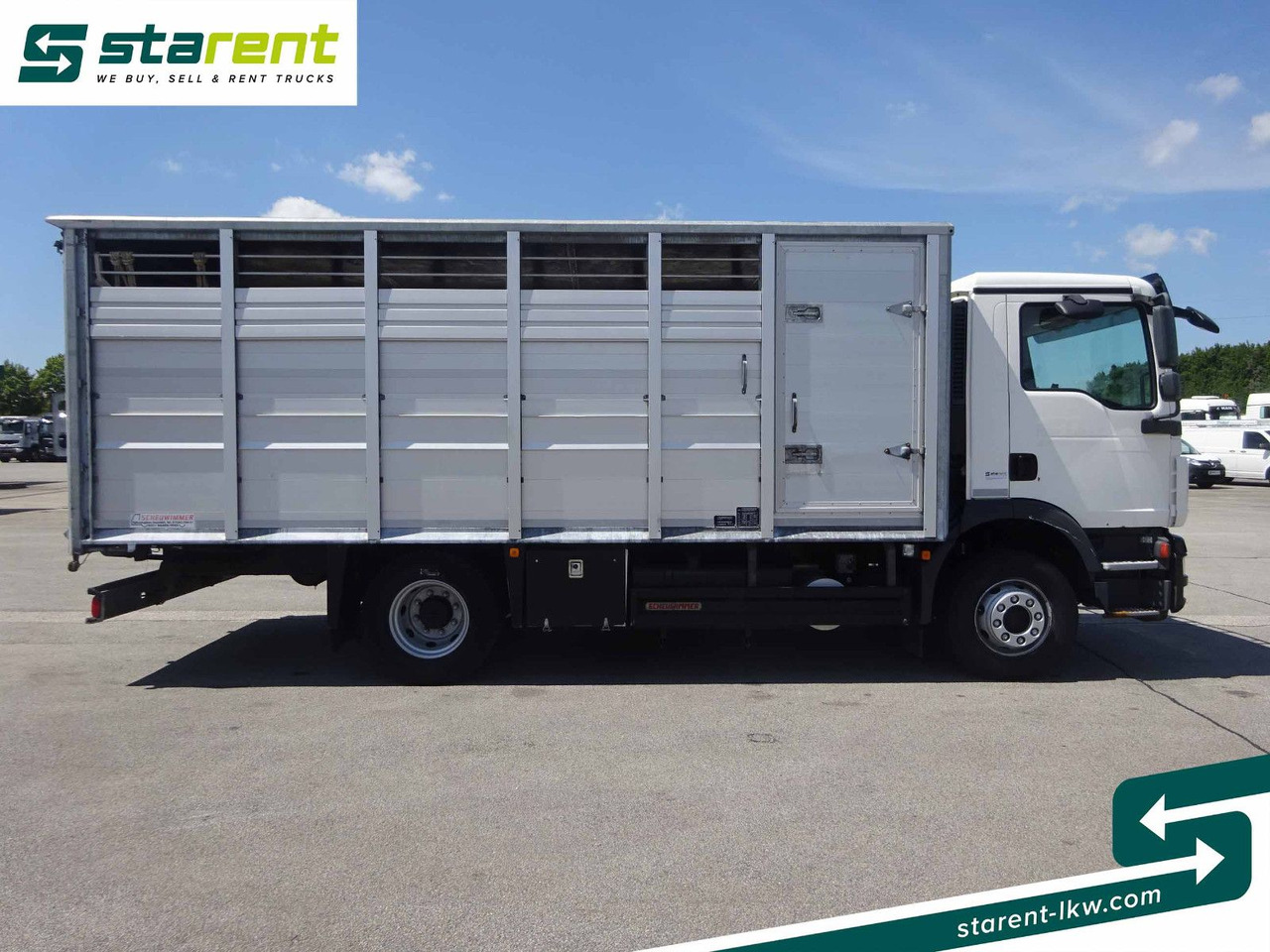 MAN TGM 15.290 Viehtransporter, Scheuwimmer Aufbau - Van trasporto cavalli: foto 4 MAN TGM 15.290 Viehtransporter, Scheuwimmer Aufbau - Van trasporto cavalli: foto 4