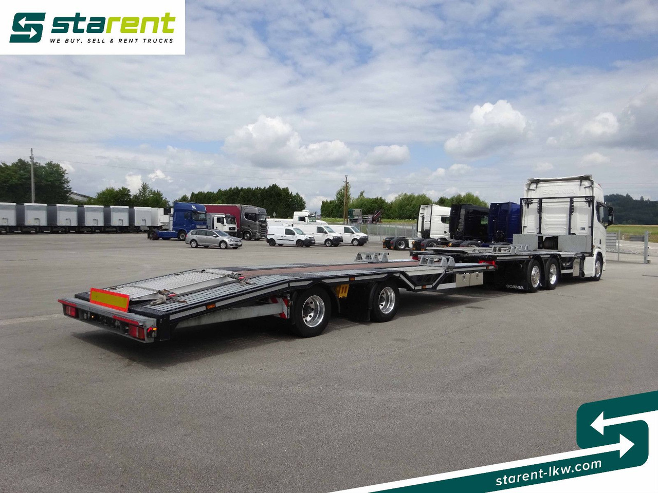 Scania R770 V8 Fahrzeugtransporter + Ziegler Anhänger - Carro attrezzi: foto 5 Scania R770 V8 Fahrzeugtransporter + Ziegler Anhänger - Carro attrezzi: foto 5