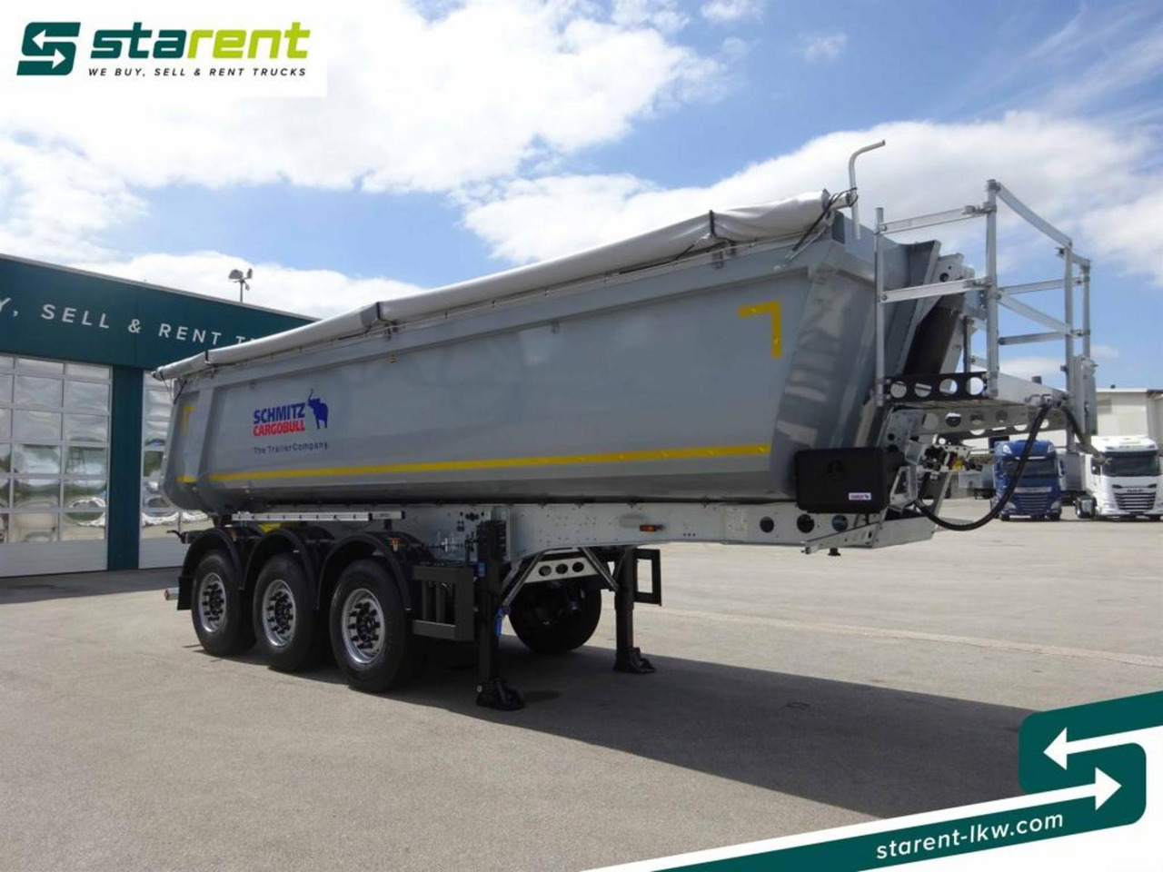 Schmitz 3-Achs Kipper 24m³ Liftachse VERZINKT - Semirimorchio ribaltabile: foto 3 Schmitz 3-Achs Kipper 24m³ Liftachse VERZINKT - Semirimorchio ribaltabile: foto 3