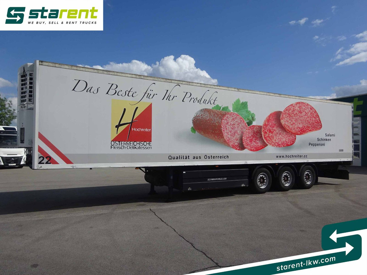 Schwarzmüller Thermotrailer, Thermo King SL400, Liftachse, SAF - Semirimorchio furgonato: foto 1 Schwarzmüller Thermotrailer, Thermo King SL400, Liftachse, SAF - Semirimorchio furgonato: foto 1