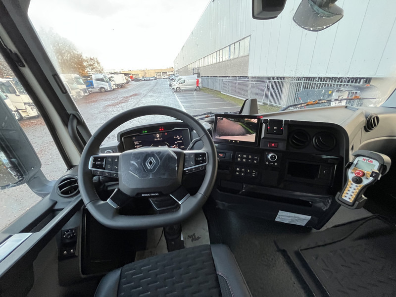 Foto d'interni 2: Autocarro multibenna nuovo Renault C440 4x2 13L E6 NIEUW! HYVA TITAN TS 2014 TA Z Afzetsysteem en Afstandsbediening Containersysteem Portaal
