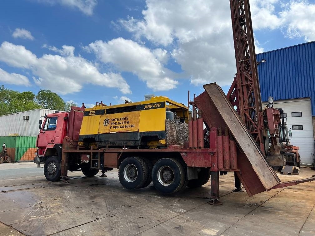 Perforatrice Sisu 12E480 6X6 WATER WELL DRILL ATLAS COPCO XRV410 (50: foto 6