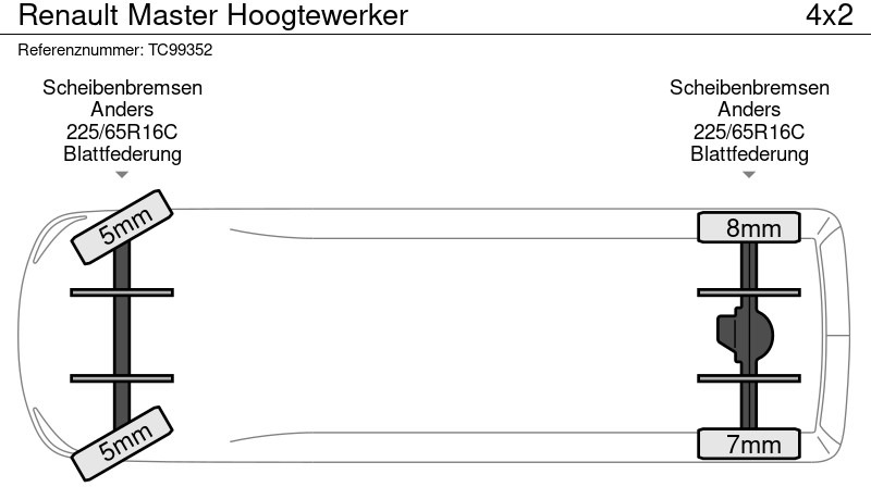 Renault Master Hoogtewerker - Furgone: foto 4 Renault Master Hoogtewerker - Furgone: foto 4