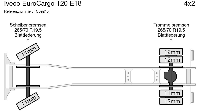 Iveco EuroCargo 120 E18 - Autocarro telaio: foto 4 Iveco EuroCargo 120 E18 - Autocarro telaio: foto 4