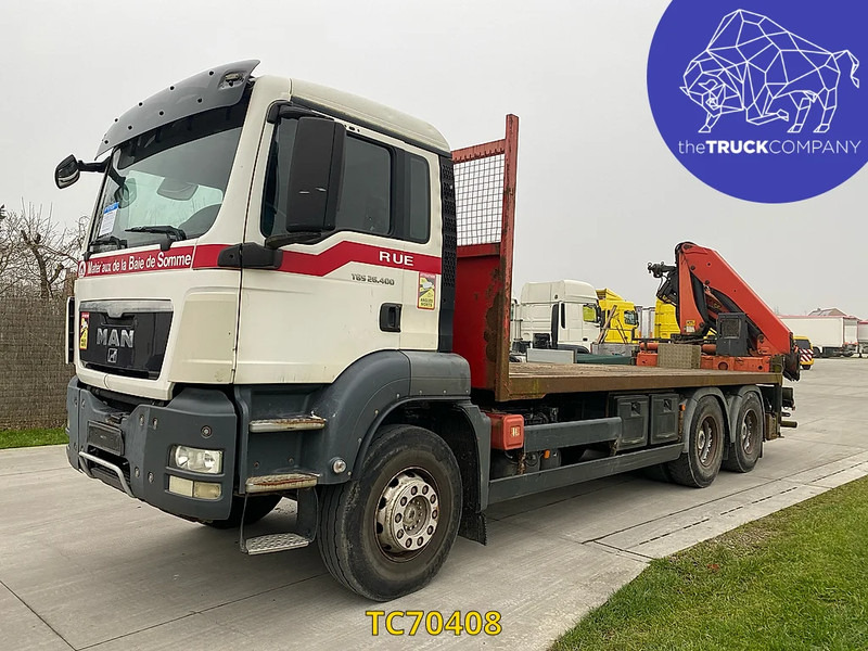 MAN TGS 400 - Autocarro con pianale/ Cassone fisso: foto 1 MAN TGS 400 - Autocarro con pianale/ Cassone fisso: foto 1