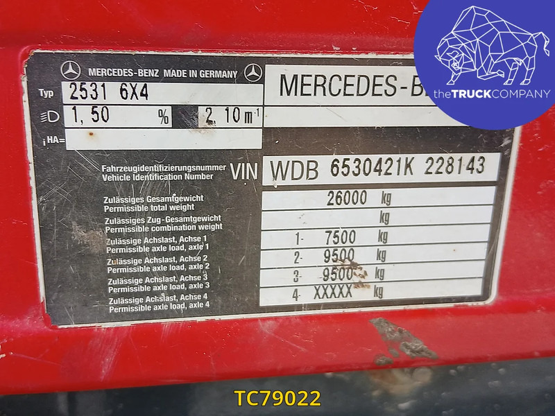 Autocarro portacontainer/ Caisse interchangeable Mercedes-Benz SK 2531: foto 19