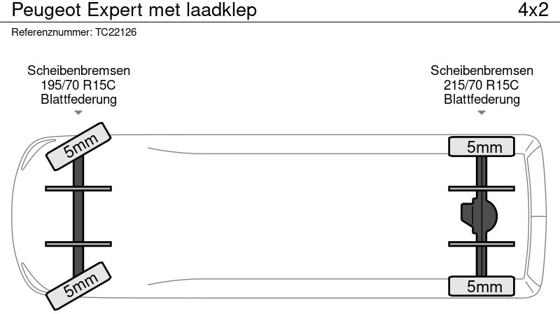 Peugeot Expert met laadklep - Furgone box: foto 5 Peugeot Expert met laadklep - Furgone box: foto 5