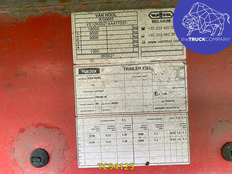 Van Hool - Rimorchio frigorifero: foto 4 Van Hool - Rimorchio frigorifero: foto 4