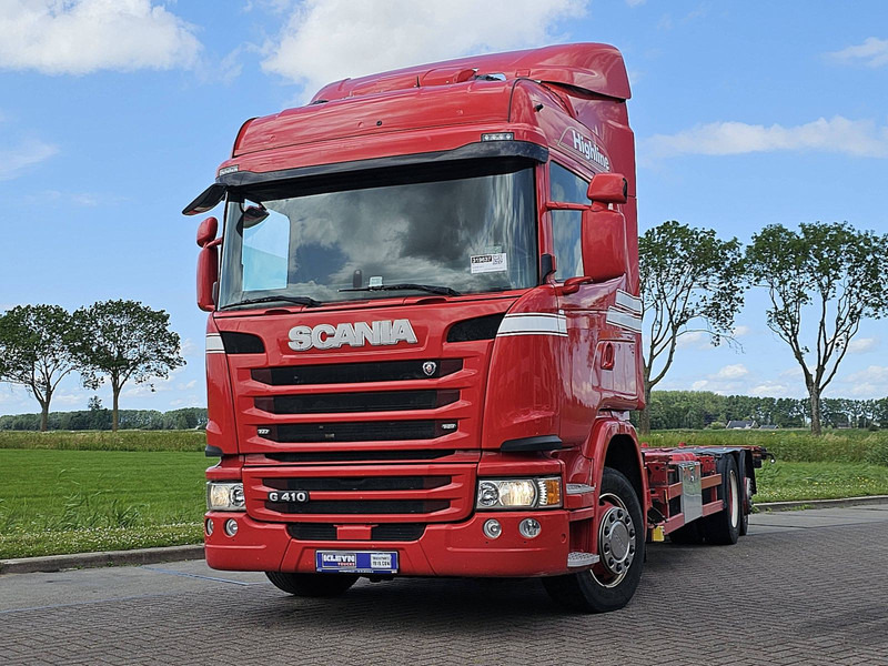 Scania G410 6X2*4 RETARDER - Autocarro portacontainer/ Caisse interchangeable: foto 1 Scania G410 6X2*4 RETARDER - Autocarro portacontainer/ Caisse interchangeable: foto 1