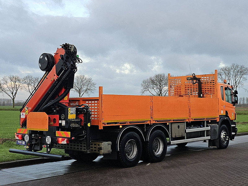 Scania P410 PK18002-4 hydr - Autocarro con pianale/ Cassone fisso, Camion con gru: foto 3 Scania P410 PK18002-4 hydr - Autocarro con pianale/ Cassone fisso, Camion con gru: foto 3