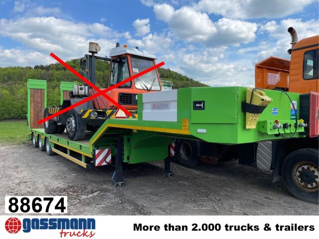 ALPSAN 56t, hydr. Rampen, Verbr. auf 3m - Semirimorchio pianale ribassato: foto 1 ALPSAN 56t, hydr. Rampen, Verbr. auf 3m - Semirimorchio pianale ribassato: foto 1