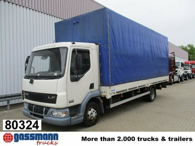 DAF DAF AE 45.150 LF 4x2, Plane Spriegel LBW - Autocarro con pianale/ Cassone fisso: foto 1 DAF DAF AE 45.150 LF 4x2, Plane Spriegel LBW - Autocarro con pianale/ Cassone fisso: foto 1
