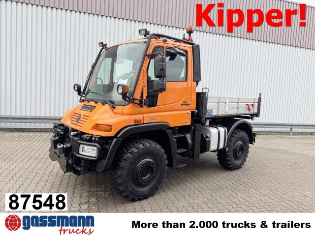 Unimog U 400 405/12 4x4, Kipper, Kommunalhydraulik, - Furgone: foto 1 Unimog U 400 405/12 4x4, Kipper, Kommunalhydraulik, - Furgone: foto 1