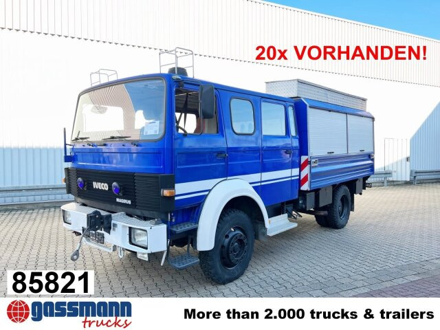 Iveco 120-23 AW 4x4 Doka, V8-Motor, Gerätewagen, - Autocarro con pianale/ Cassone fisso: foto 1 Iveco 120-23 AW 4x4 Doka, V8-Motor, Gerätewagen, - Autocarro con pianale/ Cassone fisso: foto 1