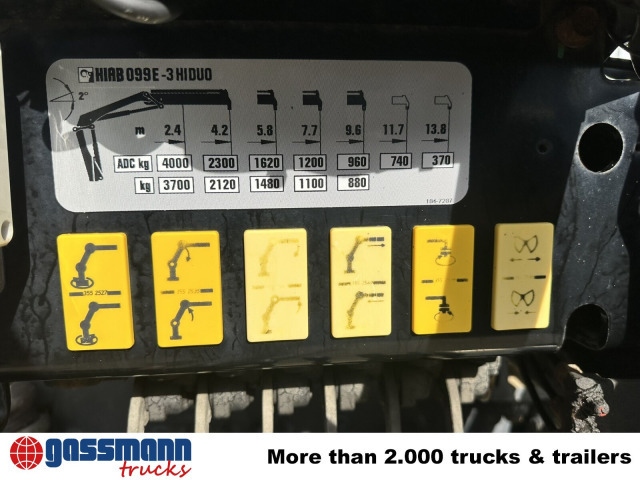 Iveco EuroCargo ML160E28 4x2 mit Kran Hiab XS099E-3 - Autocarro ribaltabile, Camion con gru: foto 4 Iveco EuroCargo ML160E28 4x2 mit Kran Hiab XS099E-3 - Autocarro ribaltabile, Camion con gru: foto 4