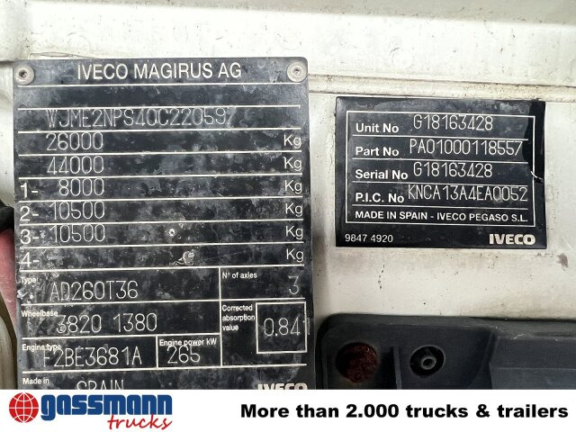 Iveco Trakker AD260T36 6x4 - Autocarro telaio: foto 2 Iveco Trakker AD260T36 6x4 - Autocarro telaio: foto 2