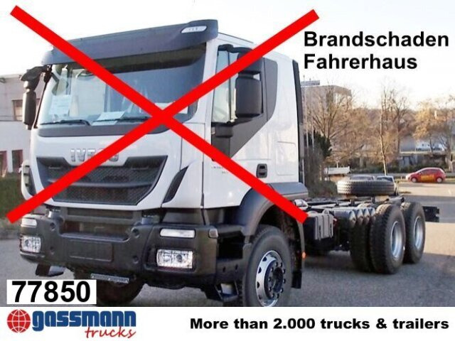 Iveco Trakker AD260T45 6x4, BRANDSCHADEN FAHRERHAUS! - Autocarro telaio: foto 1 Iveco Trakker AD260T45 6x4, BRANDSCHADEN FAHRERHAUS! - Autocarro telaio: foto 1