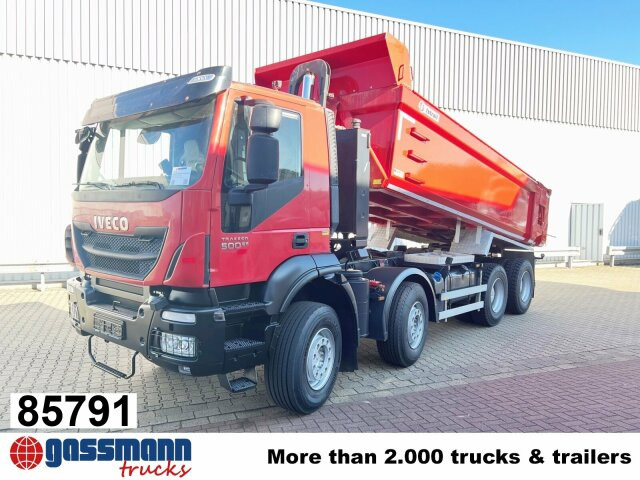 Iveco Trakker AD410T50 8x4, Stahlmulde ca. 16m³, - Autocarro ribaltabile: foto 1 Iveco Trakker AD410T50 8x4, Stahlmulde ca. 16m³, - Autocarro ribaltabile: foto 1