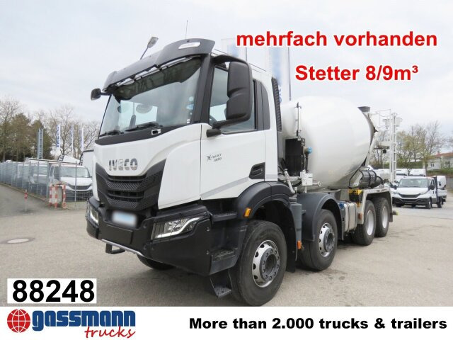 Iveco X-Way AD360X40BZ 8x4, Stetter Betonmischer ca. - Autobetoniera: foto 1 Iveco X-Way AD360X40BZ 8x4, Stetter Betonmischer ca. - Autobetoniera: foto 1