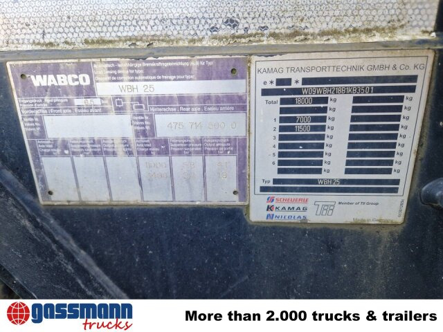 KAMAG Wiesel WBH 25 P - Autocarro portacontainer/ Caisse interchangeable: foto 2 KAMAG Wiesel WBH 25 P - Autocarro portacontainer/ Caisse interchangeable: foto 2