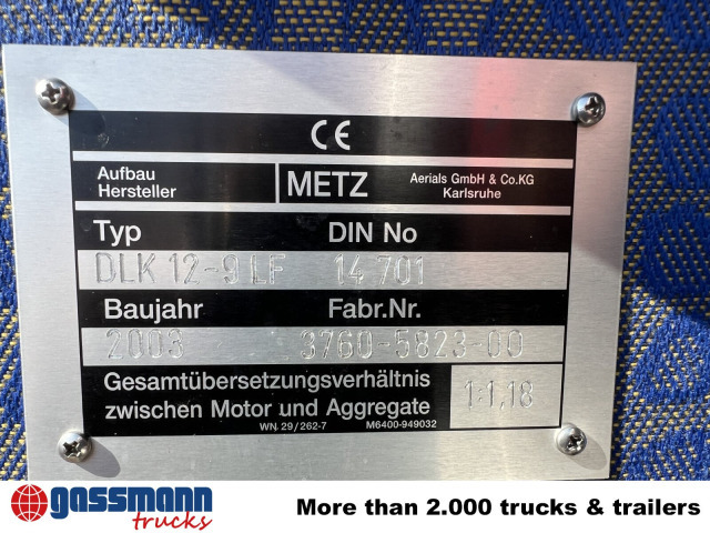 MAN LE 15.255 4x2 LLC Doka, Metz DLA-K 12/9 - Ambulanza: foto 4 MAN LE 15.255 4x2 LLC Doka, Metz DLA-K 12/9 - Ambulanza: foto 4
