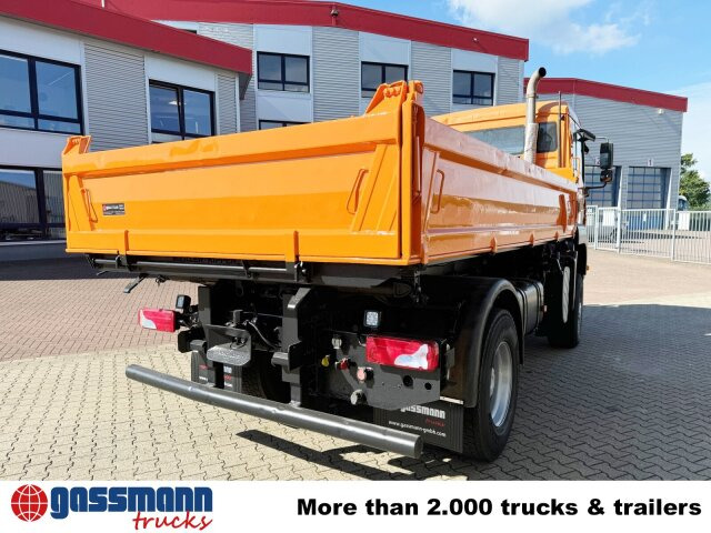 Autocarro ribaltabile, Camion con gru MAN TGA 18.310 4x4 BL, Winterdienstausstattung: foto 11