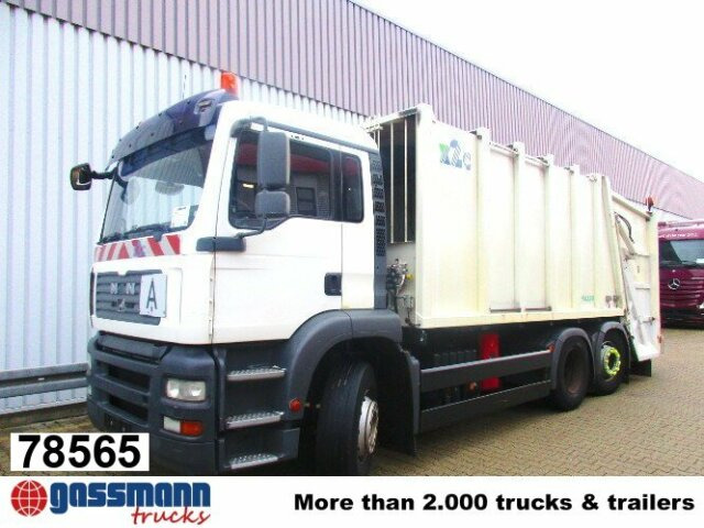 MAN TGA 26.310 BL 6x2, Haller M21-x2c, 21m³ - Camion immondizia: foto 1 MAN TGA 26.310 BL 6x2, Haller M21-x2c, 21m³ - Camion immondizia: foto 1