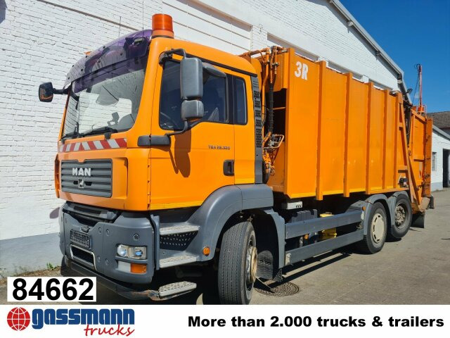 MAN TGA 28.320 6X2-4 BL, Lenkachse, Schörling - Camion immondizia: foto 1 MAN TGA 28.320 6X2-4 BL, Lenkachse, Schörling - Camion immondizia: foto 1