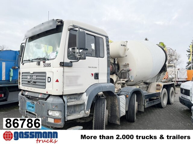 MAN TGA 35.360 8X4 BB, Betonmischer Karrena 10m³ - Autobetoniera: foto 1 MAN TGA 35.360 8X4 BB, Betonmischer Karrena 10m³ - Autobetoniera: foto 1