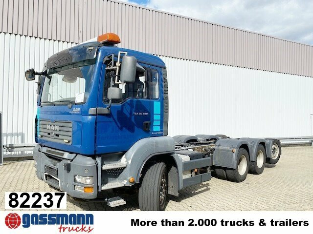 MAN TGA 35.480 8x4-4 BL, Lift-/Lenkachse - Autocarro telaio: foto 1 MAN TGA 35.480 8x4-4 BL, Lift-/Lenkachse - Autocarro telaio: foto 1