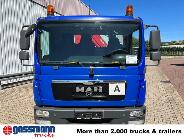 Autocarro scarrabile, Camion con gru MAN TGL 12.180/210 4x2 BB, City-Abroller, Kran AMCO: foto 8