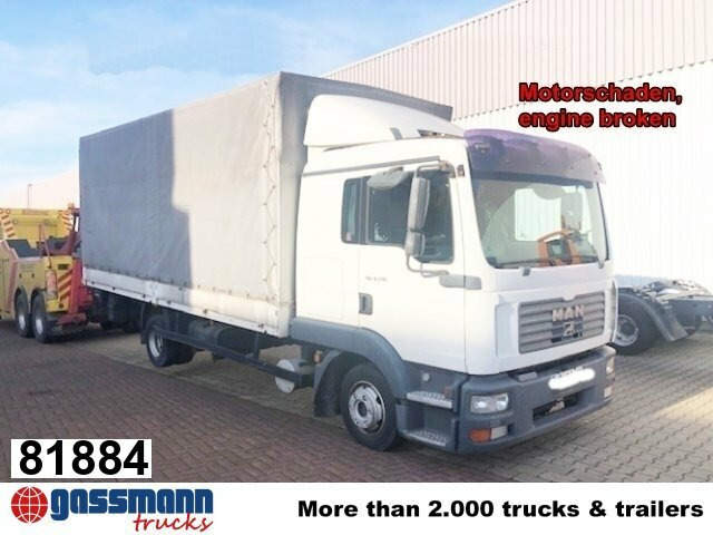 MAN TGL 8.210 BL 4x2 mit LBW, Motorschaden! - Autocarro con pianale/ Cassone fisso: foto 1 MAN TGL 8.210 BL 4x2 mit LBW, Motorschaden! - Autocarro con pianale/ Cassone fisso: foto 1