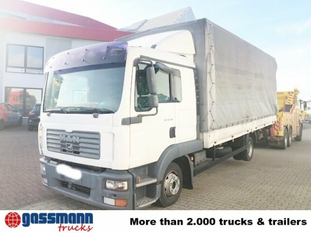 MAN TGL 8.210 BL 4x2 mit LBW, Motorschaden! - Autocarro con pianale/ Cassone fisso: foto 2 MAN TGL 8.210 BL 4x2 mit LBW, Motorschaden! - Autocarro con pianale/ Cassone fisso: foto 2