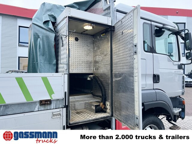 MAN TGM 13/15.290 4X4 BL, Seilwinde - Autocarro con pianale/ Cassone fisso: foto 4 MAN TGM 13/15.290 4X4 BL, Seilwinde - Autocarro con pianale/ Cassone fisso: foto 4