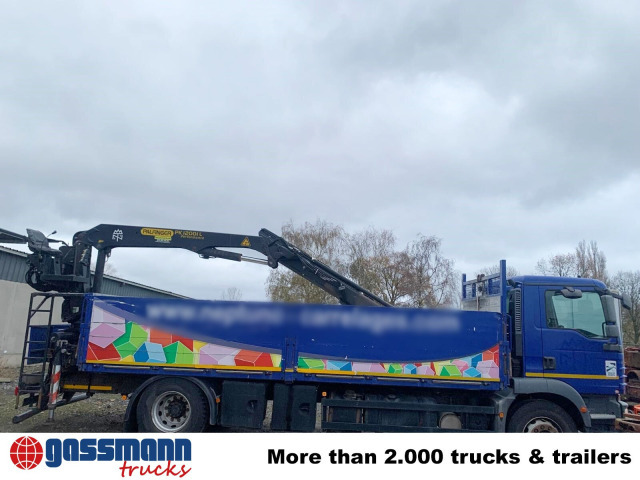MAN TGM 18.290 4x2 BL, Heckkran Palfinger PK12001L, - Autocarro con pianale/ Cassone fisso, Camion con gru: foto 3 MAN TGM 18.290 4x2 BL, Heckkran Palfinger PK12001L, - Autocarro con pianale/ Cassone fisso, Camion con gru: foto 3