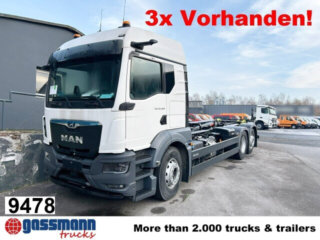 MAN TGS 26.480 6x2-4 BL CH, Lenk-/Lift, OptiView, - Autocarro scarrabile: foto 1 MAN TGS 26.480 6x2-4 BL CH, Lenk-/Lift, OptiView, - Autocarro scarrabile: foto 1