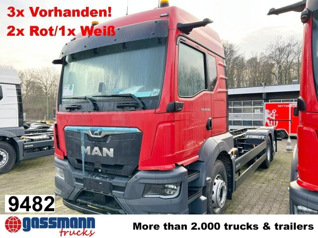 MAN TGS 26.480 6x2-4 BL CH, Lenk-/Lift, OptiView, - Autocarro telaio: foto 1 MAN TGS 26.480 6x2-4 BL CH, Lenk-/Lift, OptiView, - Autocarro telaio: foto 1