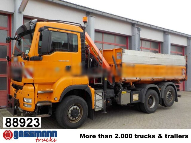 MAN TGS 28.400 6X4-4 BL, EEV, Lenk-/Lift, - Autocarro ribaltabile, Camion con gru: foto 1 MAN TGS 28.400 6X4-4 BL, EEV, Lenk-/Lift, - Autocarro ribaltabile, Camion con gru: foto 1