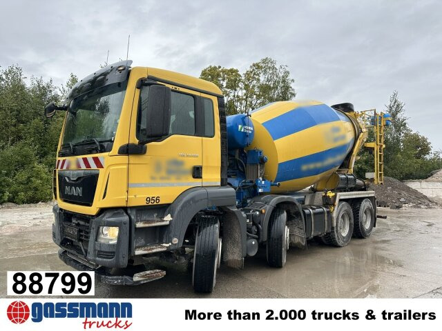 MAN TGS 32.400 8x4 BB, Stetter ca. 9m³ - Autobetoniera: foto 1 MAN TGS 32.400 8x4 BB, Stetter ca. 9m³ - Autobetoniera: foto 1