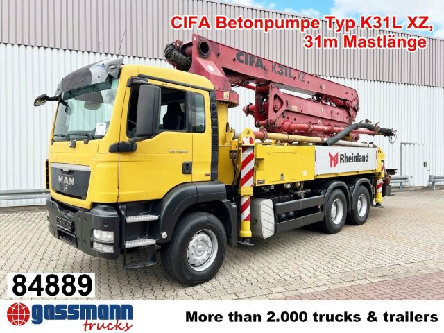 MAN TGS 33.440 6X4 BB, Betonpumpe CIFA K31L XZ, 31m - Pompa autocarrata: foto 1 MAN TGS 33.440 6X4 BB, Betonpumpe CIFA K31L XZ, 31m - Pompa autocarrata: foto 1